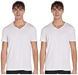 Emporio Armani Underwear Herren Pure Cotton T-shirt (2-er Pack), White, M (2er Pack)