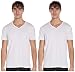 Emporio Armani CC722-111648 - T-shirt - Uni - Manches courtes - Homme - Blanc (Bianco) - X-Large (Taille fabricant: XL) ( lot de 2 )
