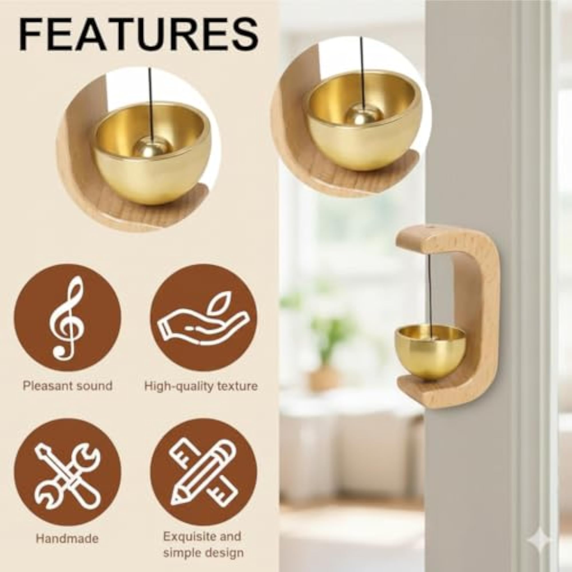 Portable Mini Singing Bowl with Wooden Stand