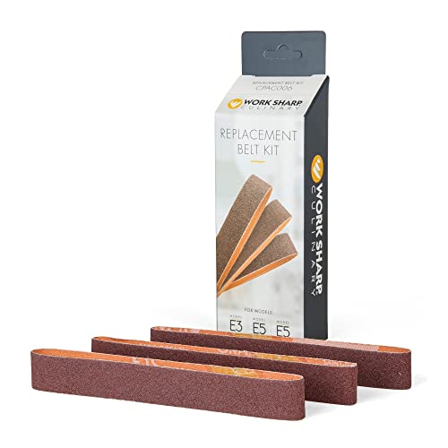 Work Sharp CPAC006 Replacement Belt Kit Sharpening, Red