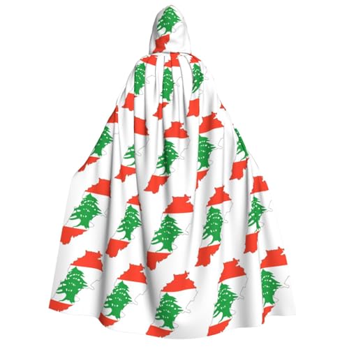 Cape à capuche Liban et carte médiévale pour réussir votre costume d'Halloween
