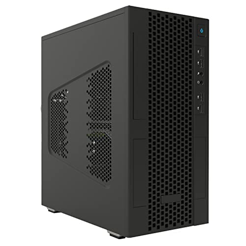 Boîtier mATX Itek SMALLCOM-P avec ports USB3 et Type-C pour PC fixe - 2