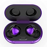 Urbanx Street Buds Plus True Bluetooth Earbud Headphones for Samsung Galaxy Tab Pro 8.4/8.4 3G/LTE/Pro 10.1/Pro 10.1 LTE/Pro 12.2/Pro 12.2 3G/Pro 12.2 LTE - Wireless Earbuds w/Noise Isolation - Purple