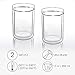 Brod & Taylor Double-Wall Insulated Glass Coffee/Tea Tumblers (Set of 2, 12oz / 350ml)
