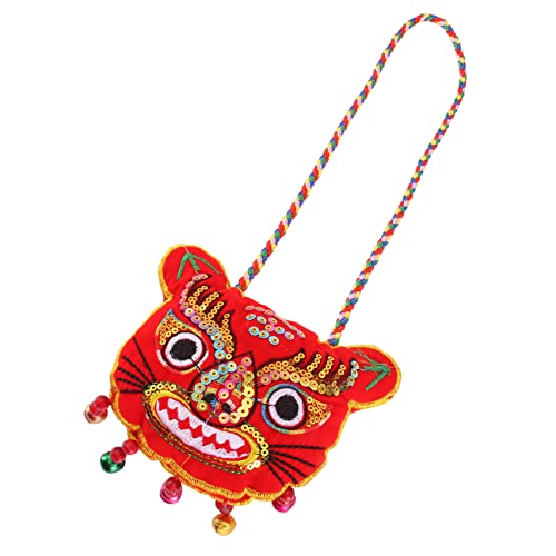 Gogogmee 1 Unidade Sachê Cabeça De Tigre Bolsa De Sachê Da Sorte Capa De Caixa De Aparelhos Eletrôni