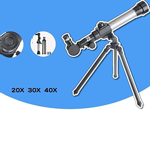 Telescopio refractor astronómico para niños y adultos 50mm con trípode miniatura 5