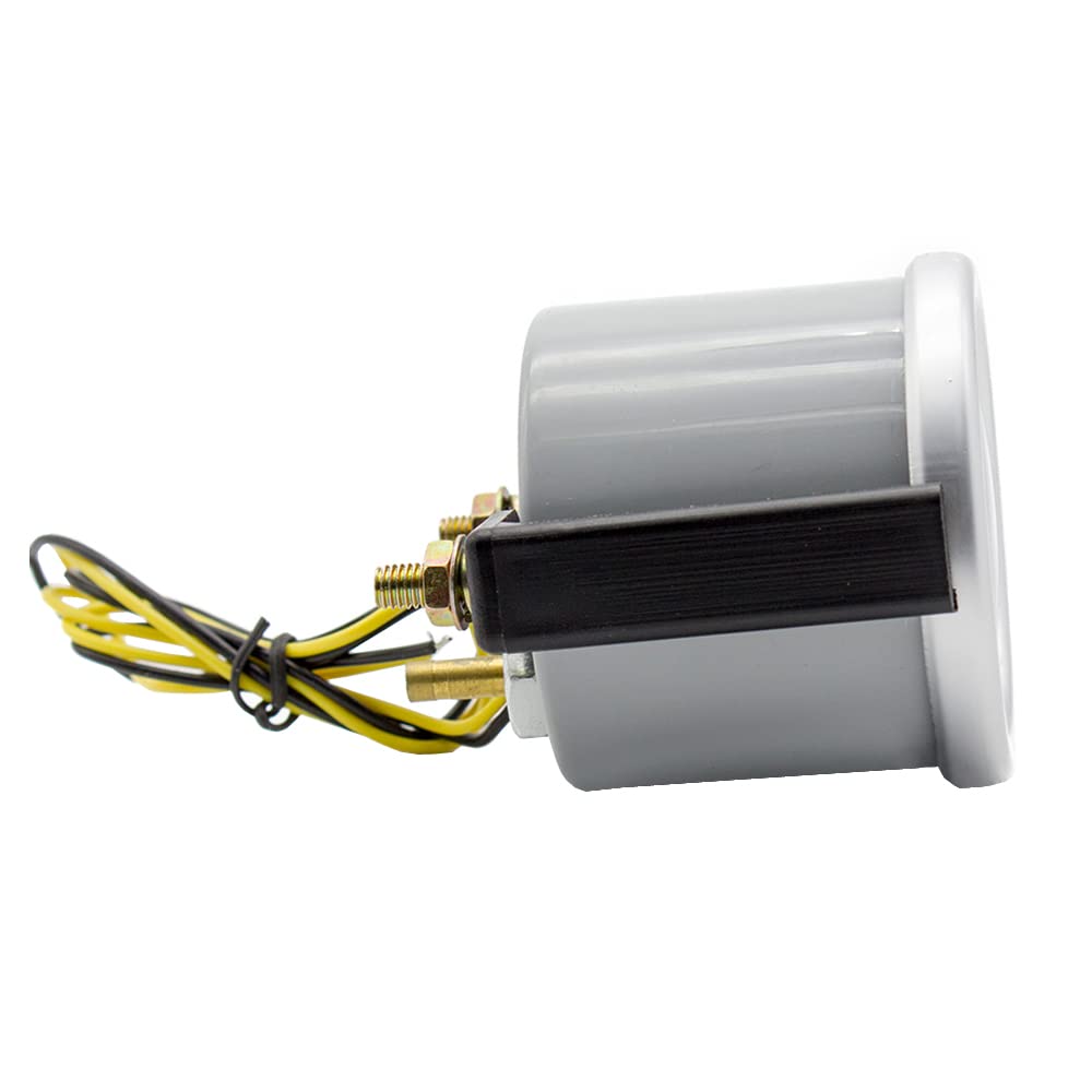 ETOPARS 52mm Automotor Kfz Zeiger Turbo Ladedruckanzeige Messgerät Kit Boost Bar Weiß Helles Lichtanzeige Zeigeranzeige Rennanzeige Rauchtönung Len