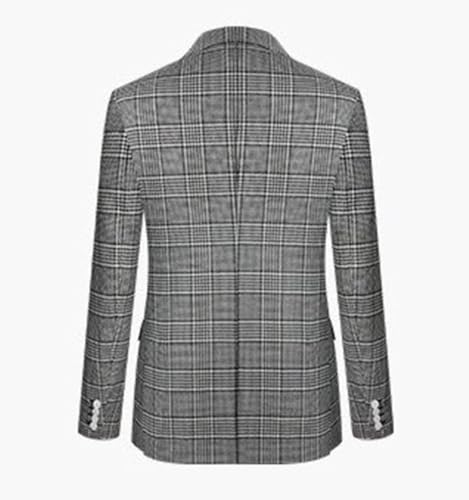 Veste de costume pour hommes veste mariage chic à revers cranté - 2