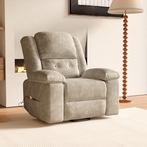 BLSYHDH Fauteuil de Massage Electrique,Fauteuil Massant Chauffant Fauteuil de Relaxation avec Fonction de Massage Fauteuil Salon Relax Fonction Inclinable Vibration...