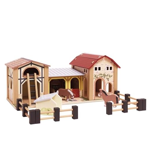 Le Toy Van Bauernhof-Spielset aus Holz