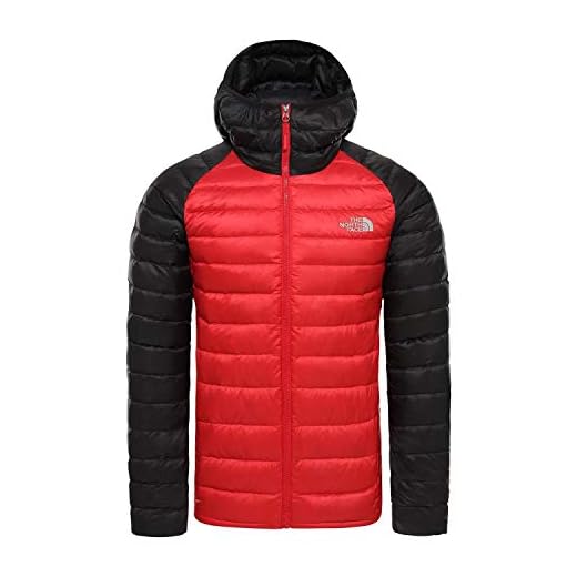 The North Face Herr M Trevail huvtröja isolerad dun Röd TNF Röd/TNF Bla XL