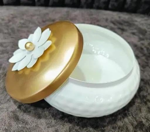 6'' Round Shape Metal Gifting Storage Container Jar (1 PCS IN A BOX)-image-8