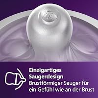 Philips AVENT Babyflaschen mit AirFree Ventil, Geschenkset für Neugeborene – 4 Babyflaschen, ultra soft Schnuller und Flaschenbürste, Babys von 0–12 Monaten und älter (Modell SCD657/11) – Ansicht 6