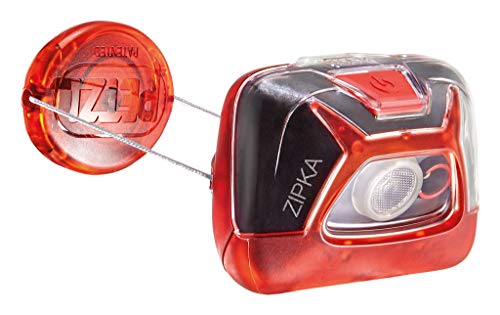 Linterna frontal PETZL ZIPKA roja – 200 lm