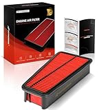 A-Premium Pre-oiled Engine Air Filter Compatible with Toyota Tacoma 2005-2015, Tundra 2005-2010,