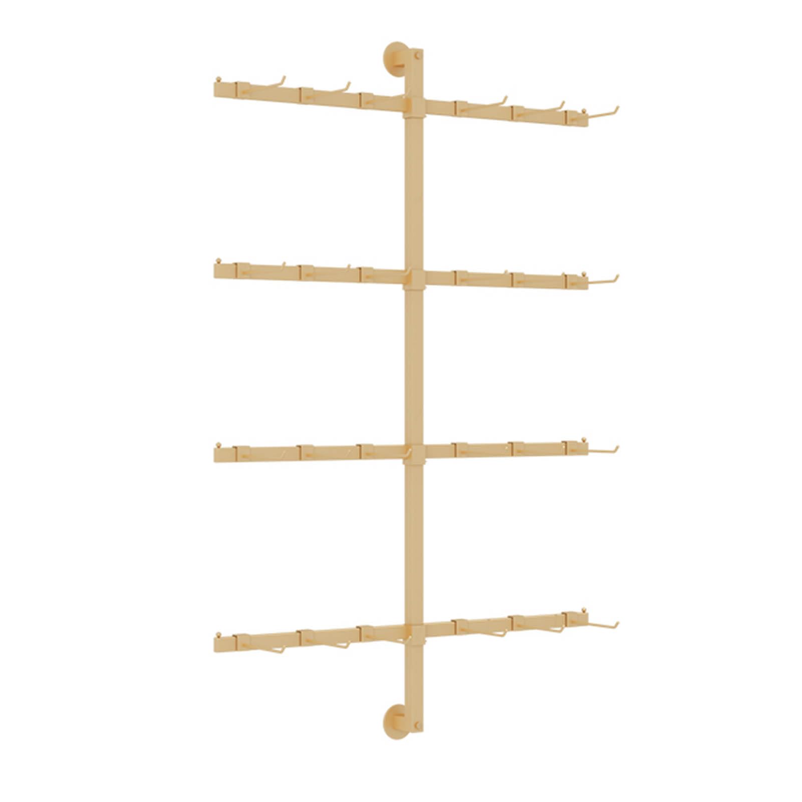 Wandmontierter Schmuck-Organizer und Präsentationsständer für Schlüsselanhänger und Ohrringe, platzsparende Lösung für Einzelhandel und Ausstellungen