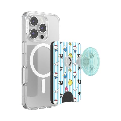 Image of PopSockets Phone Wallet for MagSafe with Grip- Kitty & Friends