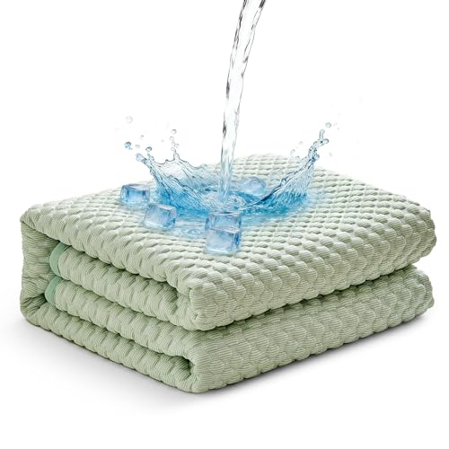 Surmatelas Rafraichissant - Protège-Matelas 180×200 cm rafraîchissant 3D, Extensible 35 cm, imperméable & Anti-acarien – alèse/Drap Housse/surmatelas...