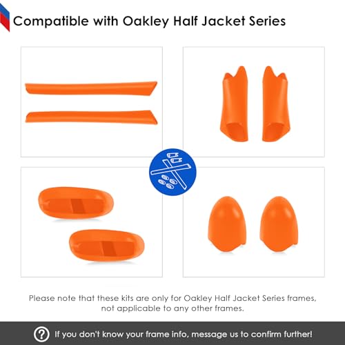 Image of BLAZERBUCK Replacement Sock Kits Earsocks & Nosepieces for Oakley Half Jacket XLJ Sunglass
