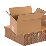 AVIDITI Shipping Boxes 12'L x 8'W x 6'H, 25-Pack | Small to Medium Corrugated Cardboard Box for Shoes, Moving, Mailing, Packing and Storage 12x8x6