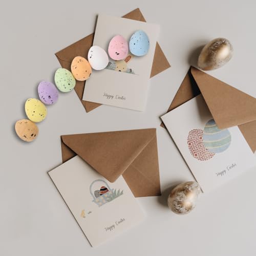 Mini œufs de Pâques mouchetés en mousse artificielle incassable et légère