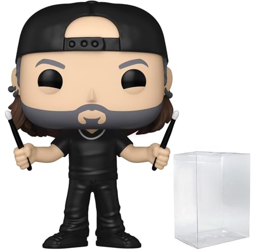 POP Funko Rocks: Metallica - Lars Ulrich - 72 Seasons Vinyl Figure (Bundled with Compatible Box Protector Case), Multicolored, 3.75 Inches