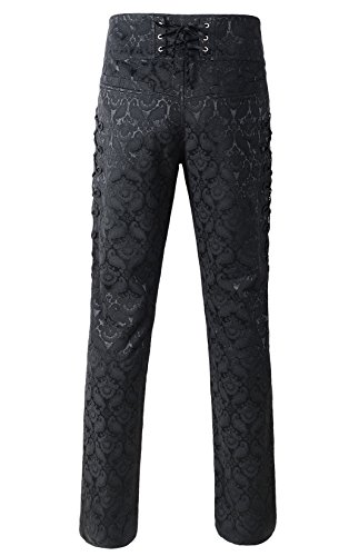 Mens Obscura Trousers Pants Steampunk VTG Gothic Victorian2