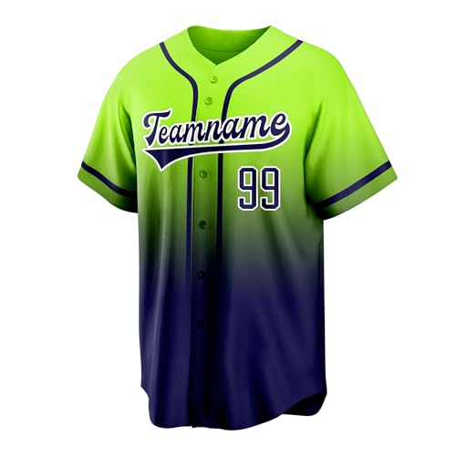 Camiseta personalizada de béisbol con nombre, número y logo bordados para mujeres, hombres y niños miniatura 3