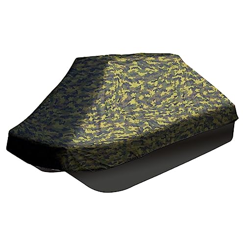 EliteShield Waterproof Pond Boat Storage Cover, Fits Pond Prowler Bass Boat up to 10.2ft Long, Beam Width up to 50 inch Camo Color