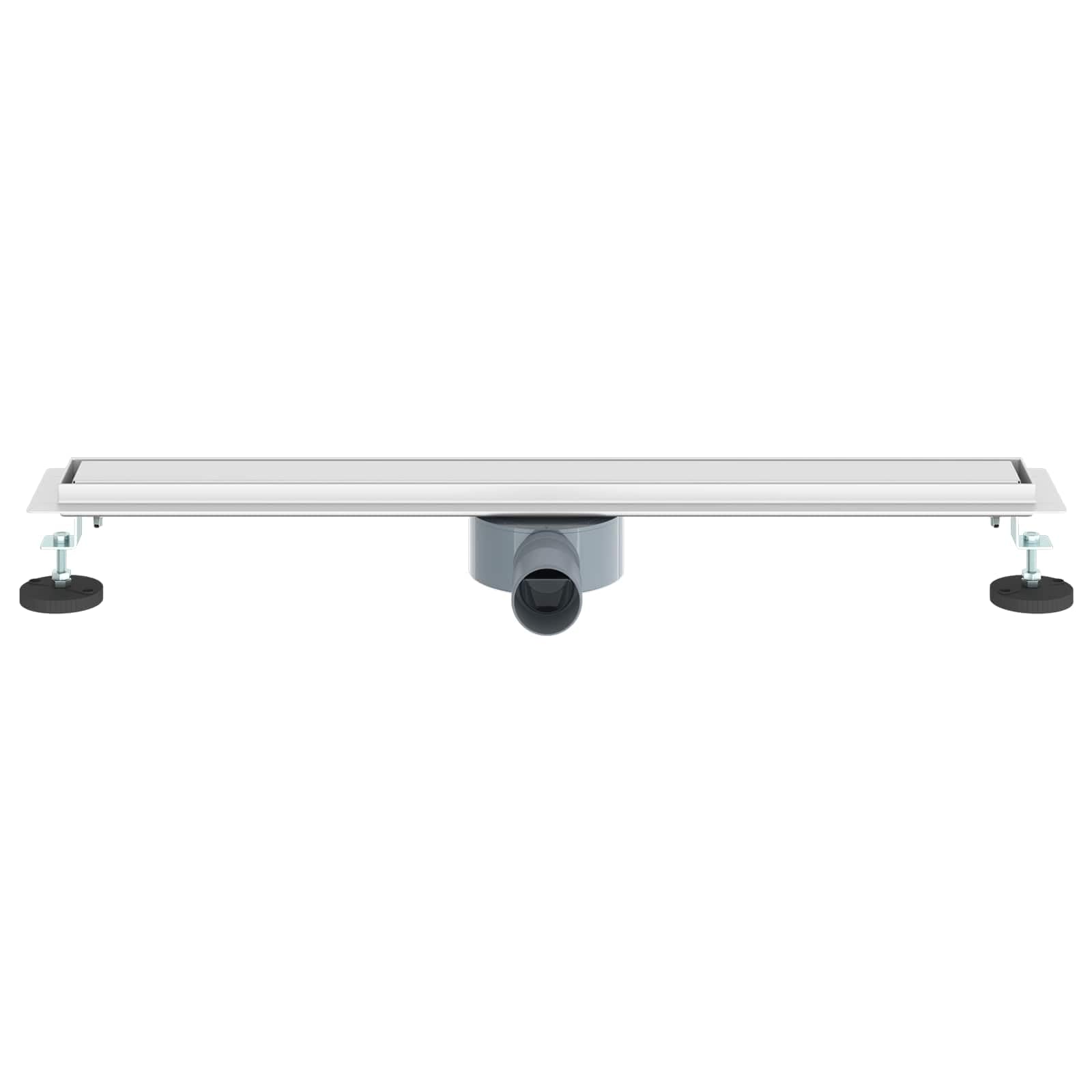 Desagüe de ducha de acero inoxidable 304 con sifón de 360°, ajustable de 0 a 30 mm, 70 cm de longitud, gorro reversible 2 en 1, válvula de desagüe para ducha y lavabo, accesorios de bañera en