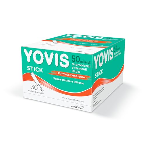 Yovis Stick, Probiotici per il Benessere Intestinale, 50 Miliardi di Fermenti...
