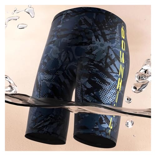 Men's Swimming Trunks Shorts Long to Knee Competitive Swim Training Swimsuit Men Pants Quick Dry for Men3