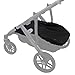 Tititnins© - Cubre Cesta para Uppababy Vista 2015-18 POLIPIEL NEGRA (Impermeable) - Gran volumen al no tener cremalleras