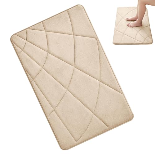 Tapis d'entrée absorbant et lavable avec mousse mémoire de forme doux - 7