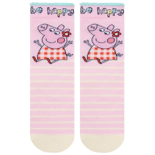 Peppa Pig Socks 3 Pack, Multipack Girls Socks, Pack Of 3 Sock Set, Official Merchandise4