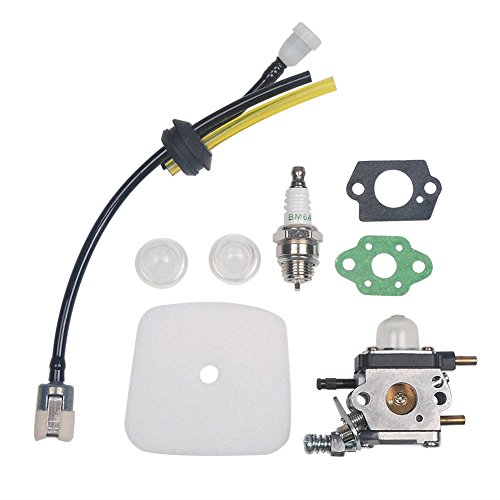 OxoxO Carburateur C1U-K54A Filtre à Air Carburant Kit Bougie d'allumage Compatible avec 2-Cycle Mantis 7222 7222E 7222M 7225 7230 7234 7240 7920 7924