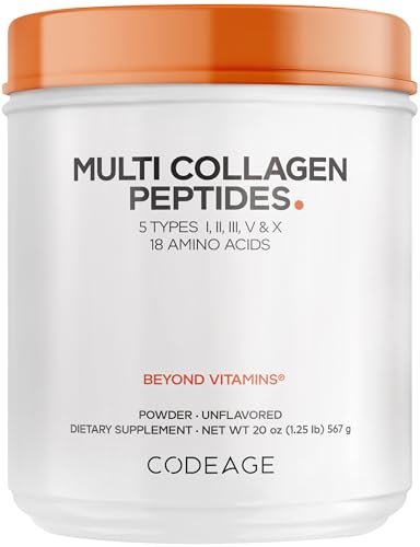 Codeage Multi Collagen Protein Powder Peptides,...