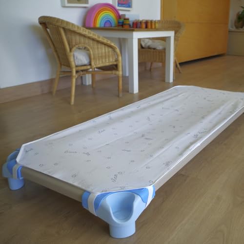 10xdiez Sábana Ajustable Hamaca Guardería Verde - 53x130cm