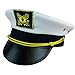 Funny Party Hats Yacht Captain Hat - 6 Pack - Sailor Hats - Navy Marine Hats - Skipper Hats - Nautical Party Hats
