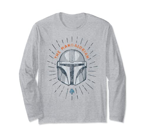 Mandalorian t-shirt à manches longues coton style vintage pour geek
