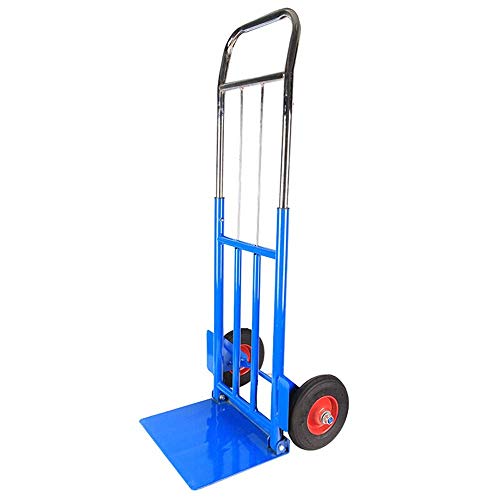 Carretilla plegable multipropósito 100kg azul miniatura 1