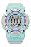 findtime Sports Watches for Women Waterproof Womens Digital Watch for Teenager Girls with Large Face