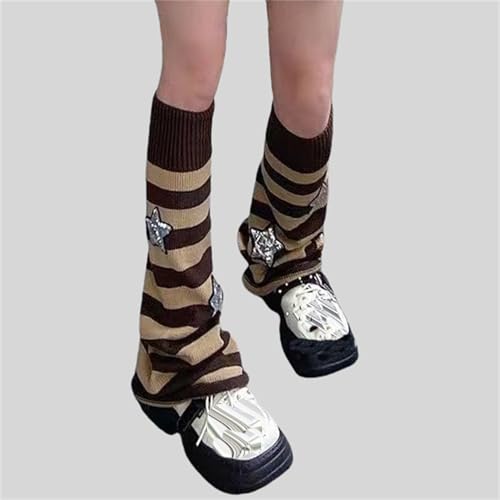 Image of Goth Leg Warmers Women Cute Y2k Harajuku Punk Rave Emo Grunge Winter