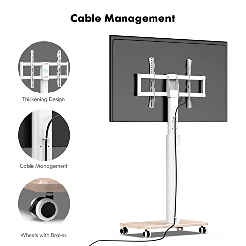 Soporte móvil para TV con ruedas, 37-70 pulgadas miniatura 3