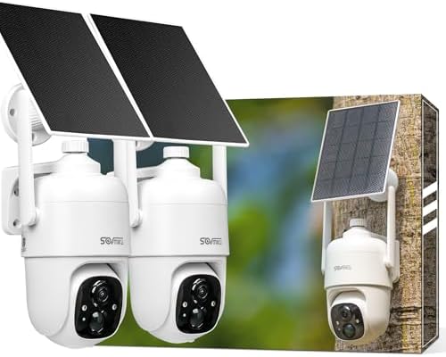 Vicohome 2CQ1 AI 2K Solar Security Camera Wireless Outdoor, Batte...