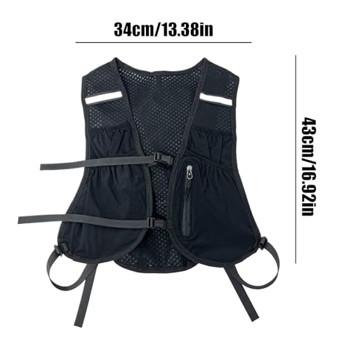 Chaleco de running transpirable de 43 cm para maratón y deportes outdoor 5