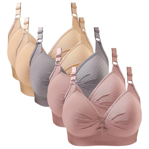 Brasier para mujer sin aros HUIFUAO abrazo suave para tu cuerpo 4XL