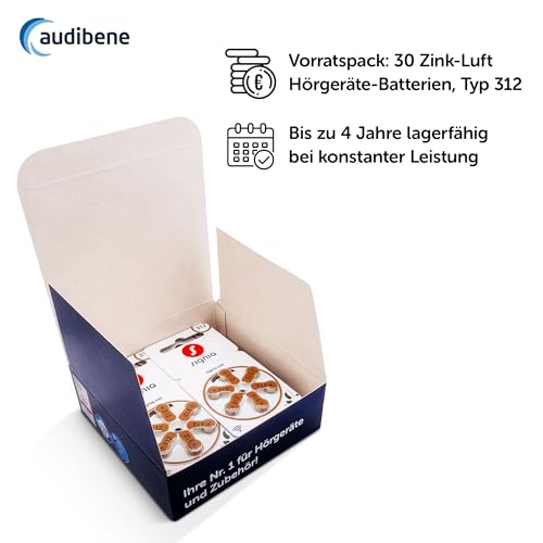 Siemens-Signia Hörgerätebatterien Typ 312 (braun) 120 STK. Vorteilspack – Ansicht 4