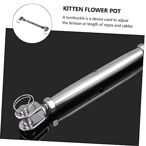 LIFKOME 2pcs Tensores de Cable con Quijada de Acero Inoxidable Resistente para Uso en Exterior y Aparejos miniatura 5