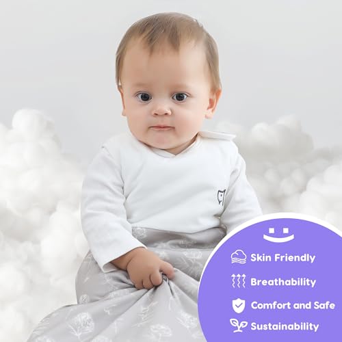 Image of PuppyNap Sleep Sack 12-18 Months, 1.5 Tog Wearable Blanket Baby fits Newborns and Infants, Toddler Sleep Sack with 2-Way Zipper